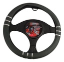 CUBRE VOLANTE VINIL GRIS/CROMO 38 CM