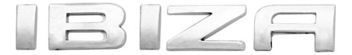 EMBLEMA LETRAS IBIZA CROMO