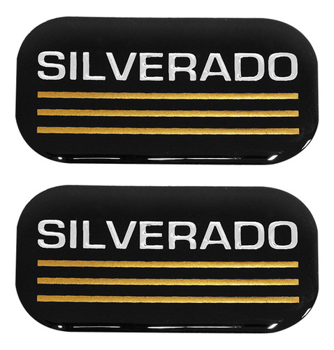 EMBLEMA LETRAS SILVERADO ENCAPSULADO CV PU 92-98