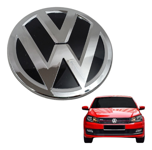 [EMB-3925-07] EMBLEMA LOGO VW VENTO 16-20 CROMO DELANTERO