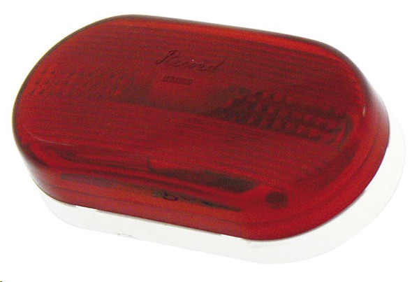 PLAFON OVALADO DE PRESION 2X4" ROJO