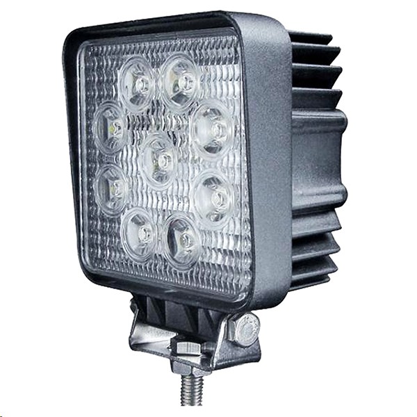 FARO CUADRADO 9 LEDS ALTA INTENSIDAD PAR