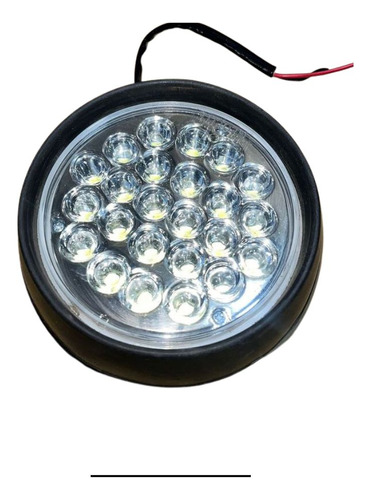FARO AUX RED 12.6 CM 24 LEDS CLARO ***Ha