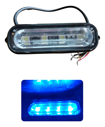 FARO LUZ ESTROBO MOTO AZUL CODIGO K