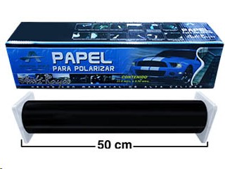 PAPEL POLARIZADO 5% ANTIRAYAS 50 CM ALTO