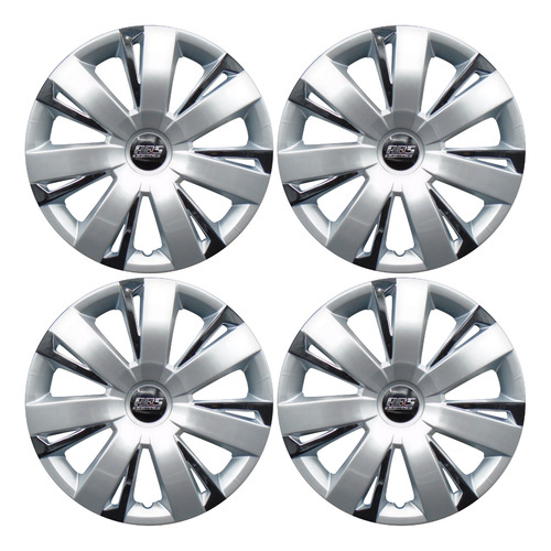 [POLR16-LES0003] TAPON POLVERA RIN 16 ABS ESPECIALES GRIS NEGRO JETTA 15 LES0003