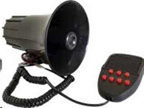 SIRENA 7 TONOS C/MICROFONO DC 50W 12V