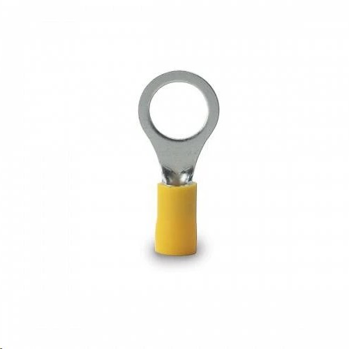 TERMINAL OJILLO 3/8" AMARILLA