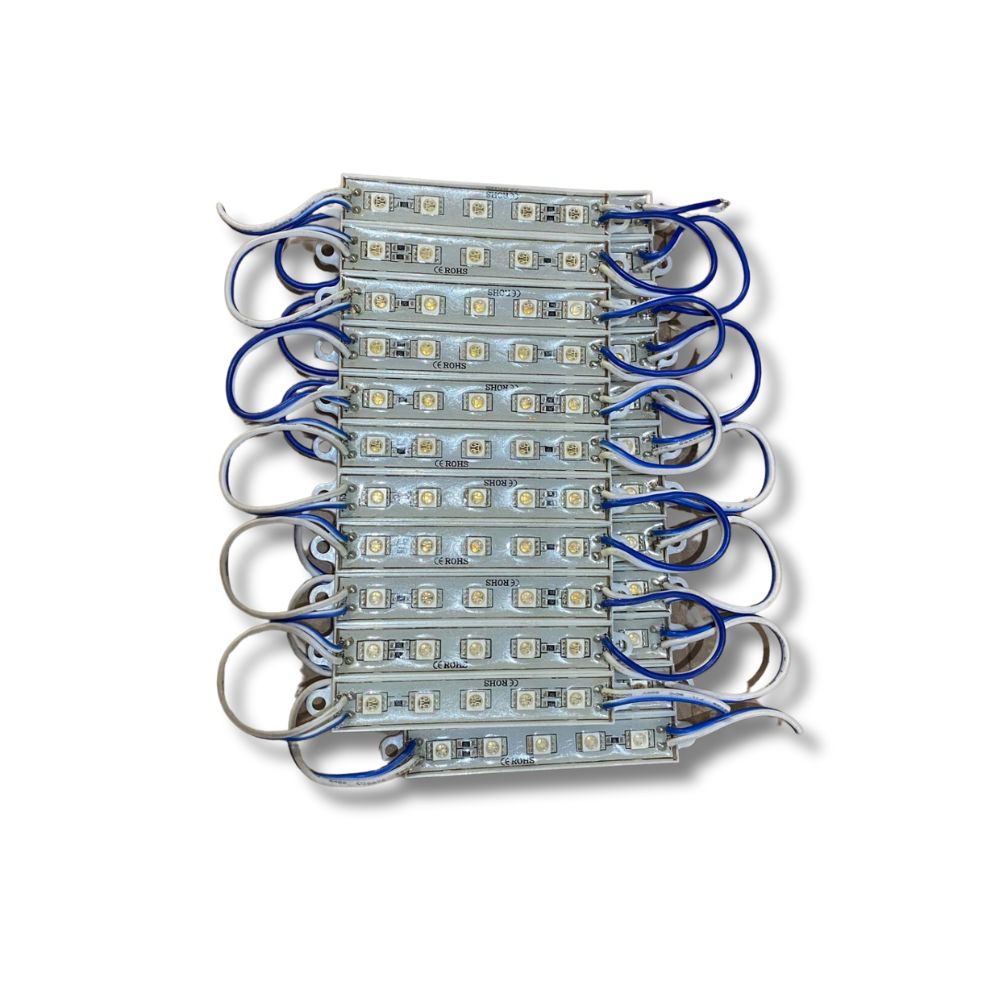 TIRA LEDS C/5 LEDS SERIE AZUL C/U ECON *