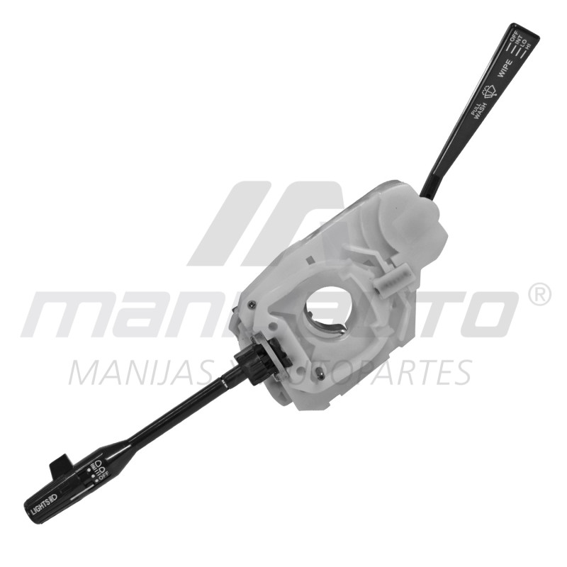 PALANCA DIRECCIONAL NS 720 81-93  CONTROL LUCES/LIMPIABRISAS  15 PINS 3 PASOS NEGRA 12VCC MANIJAUTO    