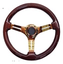 VOLANTE BRONX MADERA TITANIUM CLARO UNIV