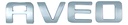 EMBLEMA LETRAS CV AVEO CROMO 12x2.3cm