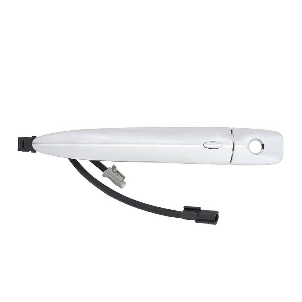MANIJA EXTERIOR NS SENTRA 13-19/MAXIMA 09-15/MURANO 09-14/LEAF 11-15  CON HOYO PARA LLAVE CON SENSOR CROMADA PLASTICO HUSHAN Izquierdo Delantera  