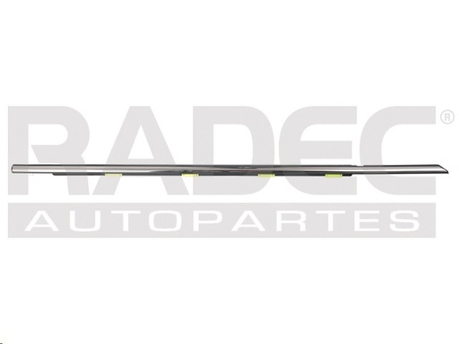 MOLDURA BOTAGUA HD CIVIC 4P SEDAN 96-00  CROMADA Derecho Delantera  Exterior