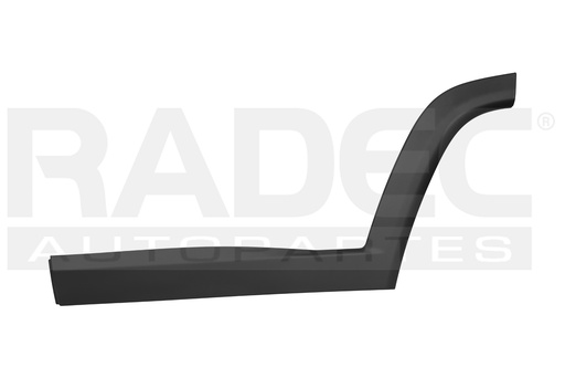 MOLDURA PUERTA TRASERA JP COMPASS 18-21 CORRUGADA 4X2/4X4/LATITUDE/TRAILHAWK/LIMITED/LIMITED PREMIUM L4 4 CILINDROS 2.4L 5 PUERTAS IZQ