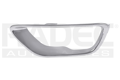 MOLDURA REJILLA DELANTERA JP GRAND CHEROKEE 16-20 CROMADA LIMITED/OVERLAND/SUMMIT/TRAILHAWK/LAREDO/SRT/4X2/4X4 V6/V8 6/8 CILINDROS 3.0/3.6/5.7/6.2/6.4L 5 PUERTAS IZQ