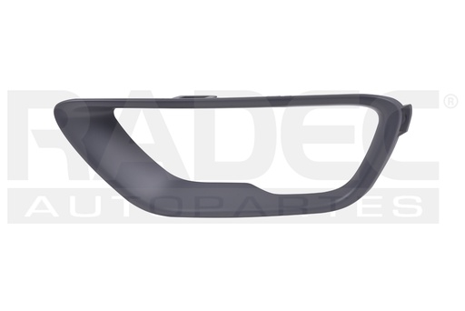 MOLDURA REJILLA DELANTERA JP GRAND CHEROKEE 16-20 SATINADA LIMITED/OVERLAND/SUMMIT/TRAILHAWK/LAREDO/SRT/4X2/4X4 V6/V8 6/8 CILINDROS 3.0/3.6/5.7/6.2/6.4L 5 PUERTAS IZQ