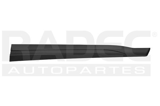 MOLDURA PUERTA DELANTERA NS KICKS 17-23 INFERIOR CORRUGADA C/MOLDURA NEGRA BITONO/ADVANCE/EXCLUSIVE L4 4 CILINDROS 1.6L 5 PUERTAS IZQ