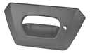 MANIJA DE TAPA CV AVALANCHE 02-06  CON HOYO PARA LLAVE SOLO BISEL CORRUGADA GRIS OBSCURO PLASTICO HUSHAN    
