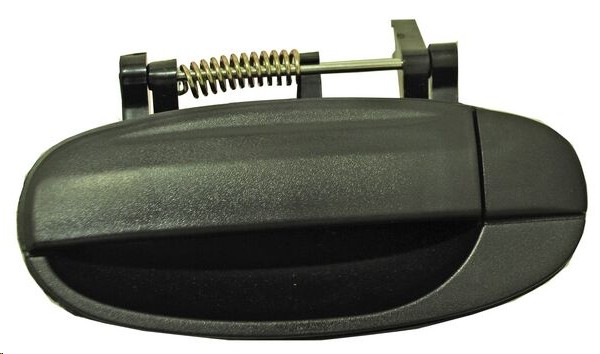 MANIJA EXTERIOR CV AVEO 04-07  CORRUGADA NEGRA PLASTICO HUSHAN Izquierdo Trasera  