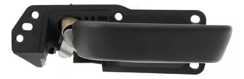 MANIJA INTERIOR CV CHEYENNE/SILVERADO  GM SIERRA  CV PICK UP 07-13  CON PERNO Y BASE NORMAL Y DOBLE CABINA NEGRO PLASTICO HUSHAN Izquierdo Delantera/Trasera  