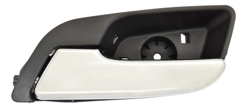 [012-0670-07] MANIJA INTERIOR CV SONIC 12-17/TRAX 13-18/EQUINOX  GM TERRAIN 10-17  CV MALIBU 13-15  NEGRA/CROMO PLASTICO HUSHAN Izquierdo Delantera/Trasera  