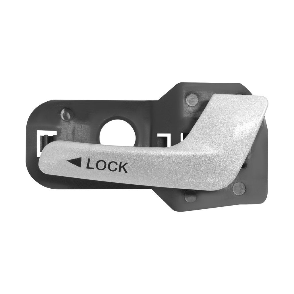 MANIJA INTERIOR FT PALIO 05-10  PLATA PLASTICO Derecho Trasera  