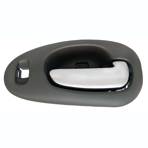 MANIJA INTERIOR CR 300M 99-04/CONCORDE 98-04  CON HOYO PARA SEGURO GRIS/CROMO PLASTICO HUSHAN Derecho Delantera  