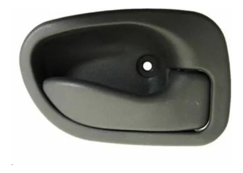 MANIJA INTERIOR DG ATOS 00-12  HY ACCENT 95-99  PATA CORTA GRIS PLASTICO HUSHAN Derecho Delantera  