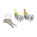 CILINDRO PARA PUERTA NS 720 81-93  JUEGO METAL CROMADO MANIJAUTO Derecho/Izquierdo   