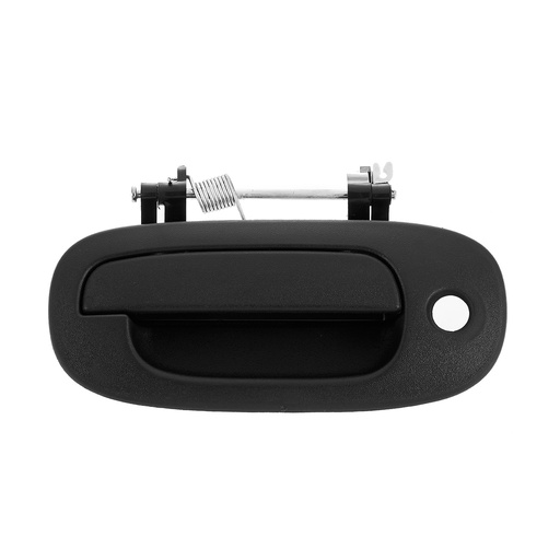 MANIJA EXTERIOR DG DAKOTA 97-99  CON HOYO PARA LLAVE CORRUGADA NEGRA PLASTICO HUSHAN Izquierdo Delantera  