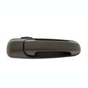 MANIJA EXTERIOR DG RAM 1500/2500/3500 02-08/DAKOTA 05-12  MT RAIDER 06-09  SIN HOYO PARA LLAVE CORRUGADA NEGRA PLASTICO HUSHAN Derecho Delantera  
