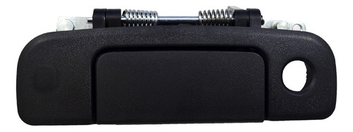 MANIJA EXTERIOR DG DURANGO 98-03  CON HOYO PARA LLAVE 5TA PUERTA CORRUGADA NEGRO PLASTICO HUSHAN    