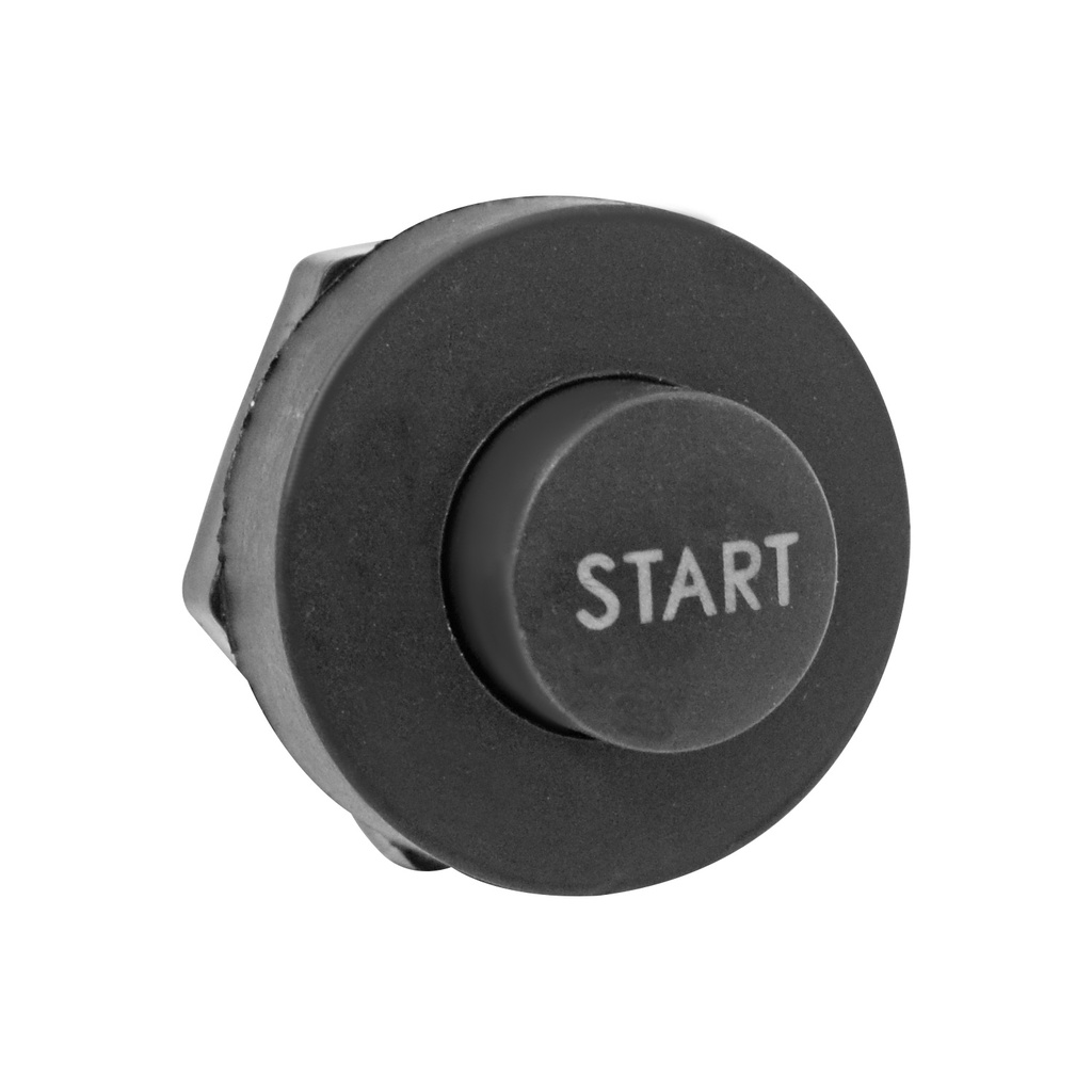 CILINDRO DE ENCENDIDO UN START 50-20  1 PIEZA 2 PINS DE BOTON PLASTICO NEGRO 12VCC MANIJAUTO    