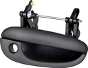 MANIJA EXTERIOR DG NEON 95-99  CON HOYO PARA LLAVE CORRUGADA NEGRA PLASTICO HUSHAN Derecho Delantera  