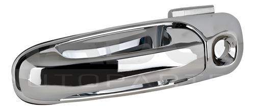 MANIJA EXTERIOR DG RAM 1500/2500/3500 02-08/DAKOTA 05-12  MT RAIDER 06-09  CON HOYO PARA LLAVE CROMADA PLASTICO HUSHAN Izquierdo Delantera  
