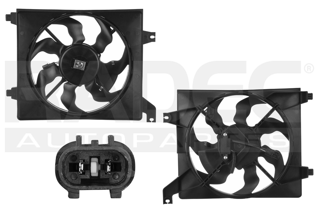 MOTOVENTILADOR DG ATTITUDE 06-11 L4 1.4, 1.6 LTS P/AA SENCILLO COMPLETO 2 PINES CN