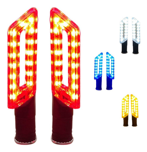 DIRECCIONAL 12V 15LED LUZ ROJO JGO