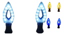 DIRECCIONAL AZUL LED BLANCO 12V