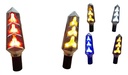 DIRECCIONAL PLATA LED AMARILLO/ROJO 12V
