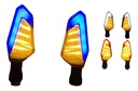 DIRECCIONAL SERPIENTE LED AMARILLO/AZUL 12V