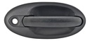 MANIJA EXTERIOR FD WINDSTAR 99-03/FREESTAR  MR MONTEREY 04-07  CON HOYO PARA LLAVE CORRUGADA NEGRA PLASTICO HUSHAN Derecho Delantera  