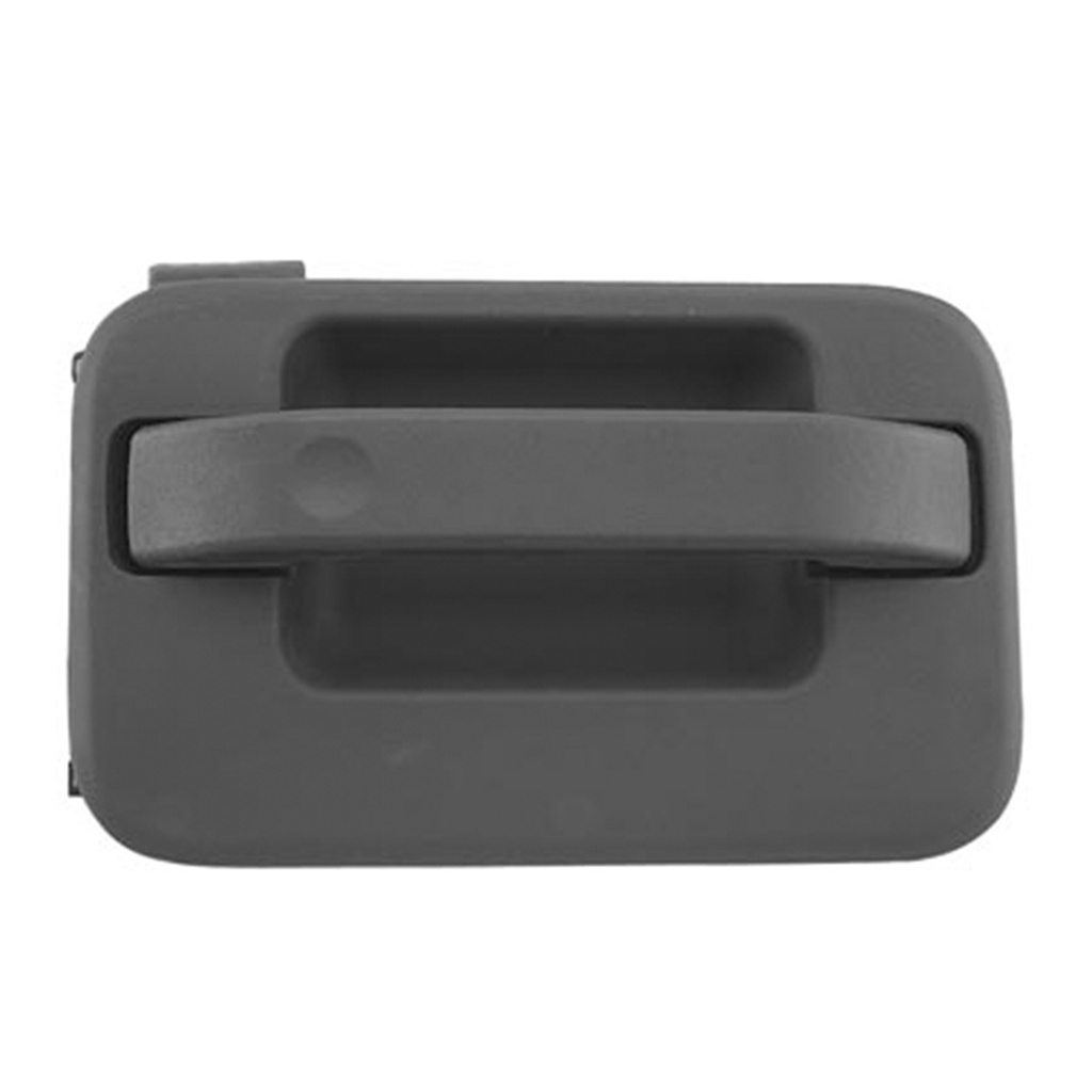 MANIJA EXTERIOR FD LOBO 04-08  SIN HOYO PARA LLAVE CORRUGADA NEGRA PLASTICO HUSHAN Derecho Delantera/Trasera  