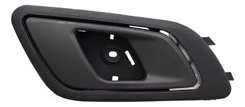 MANIJA INTERIOR FD RANGER 13-22  CON BASE CORRUGADA NEGRA PLASTICO HUSHAN Derecho Trasera  