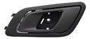 MANIJA INTERIOR FD RANGER 13-22  CON BASE CORRUGADA NEGRA PLASTICO HUSHAN Izquierdo Trasera  