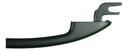 MANIJA EXTERIOR FORD RANGER 2013-2022  SIN HOYO PARA LLAVE LISA PARA PINTAR NEGRA PLASTICO HUSHAN Derecho/Izquierdo Delantera/Trasera