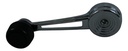 MANIJA DE ELEVAR FD F-100 73-79/F-150/F-250/F-350/BRONCO 80-86/ECONOLINE 75-91/FAIRMONT 78-79/GALAXIE 73-74/LTD 73-78/MAVERICK 73-77/MUSTANG 73-78/THUNDERBIRD 73-79/GRAND MARQUIS 75-78  PERILLA NEGRA ZINC CROMO REMACHE DE METAL HUSHAN    