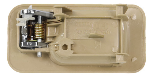 MANIJA INTERIOR HD ACCORD 4P SEDAN 90-93  BEIGE/CROMADA PLASTICO HUSHAN Izquierdo Trasera  