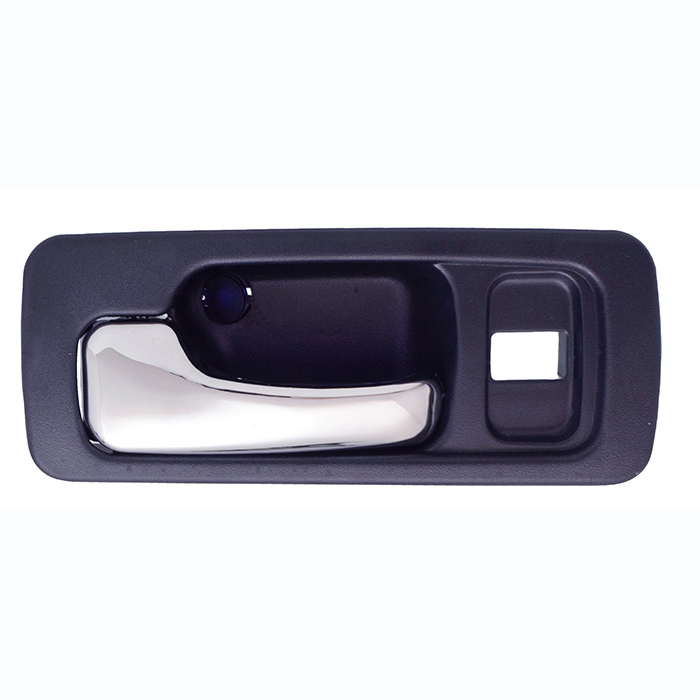 MANIJA INTERIOR HD ACCORD 4P SEDAN 90-93  CON HOYO PARA SEGURO AZUL/CROMADA PLASTICO HUSHAN Izquierdo Delantera  
