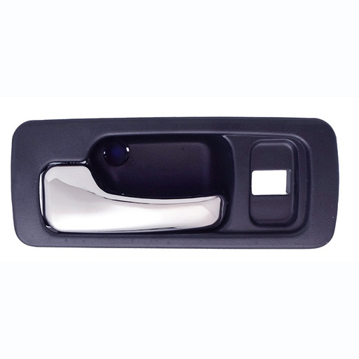 MANIJA INTERIOR HD ACCORD 4P SEDAN 90-93  CON HOYO PARA SEGURO AZUL/CROMADA PLASTICO HUSHAN Izquierdo Delantera  
